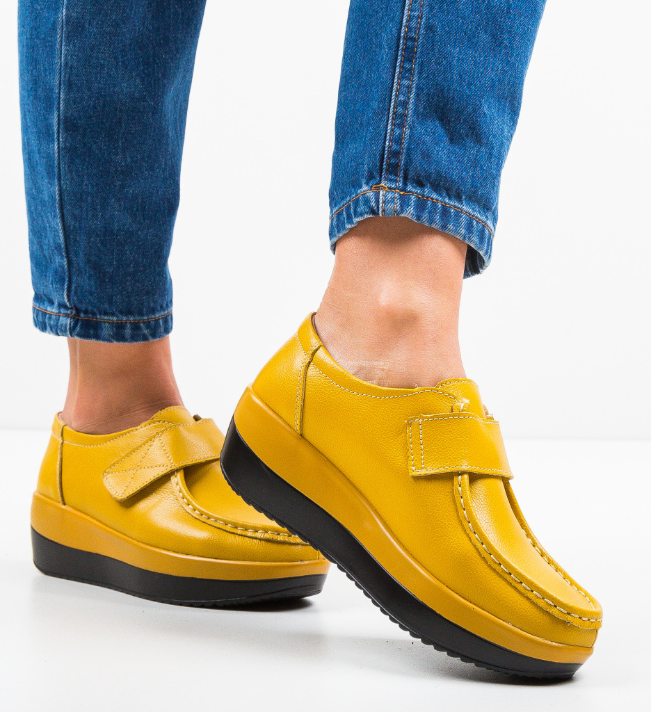 Pantofi Sport Groma Galbeni