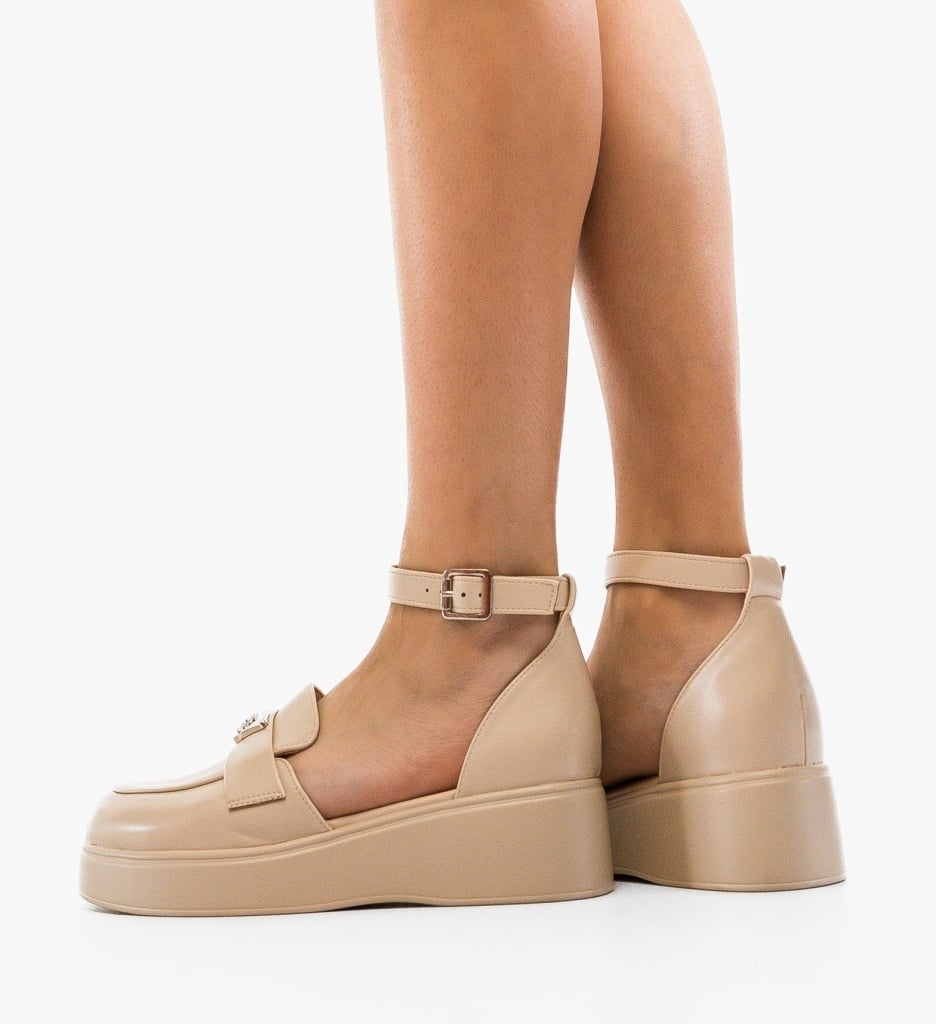 Pantofi casual Terfly Bej