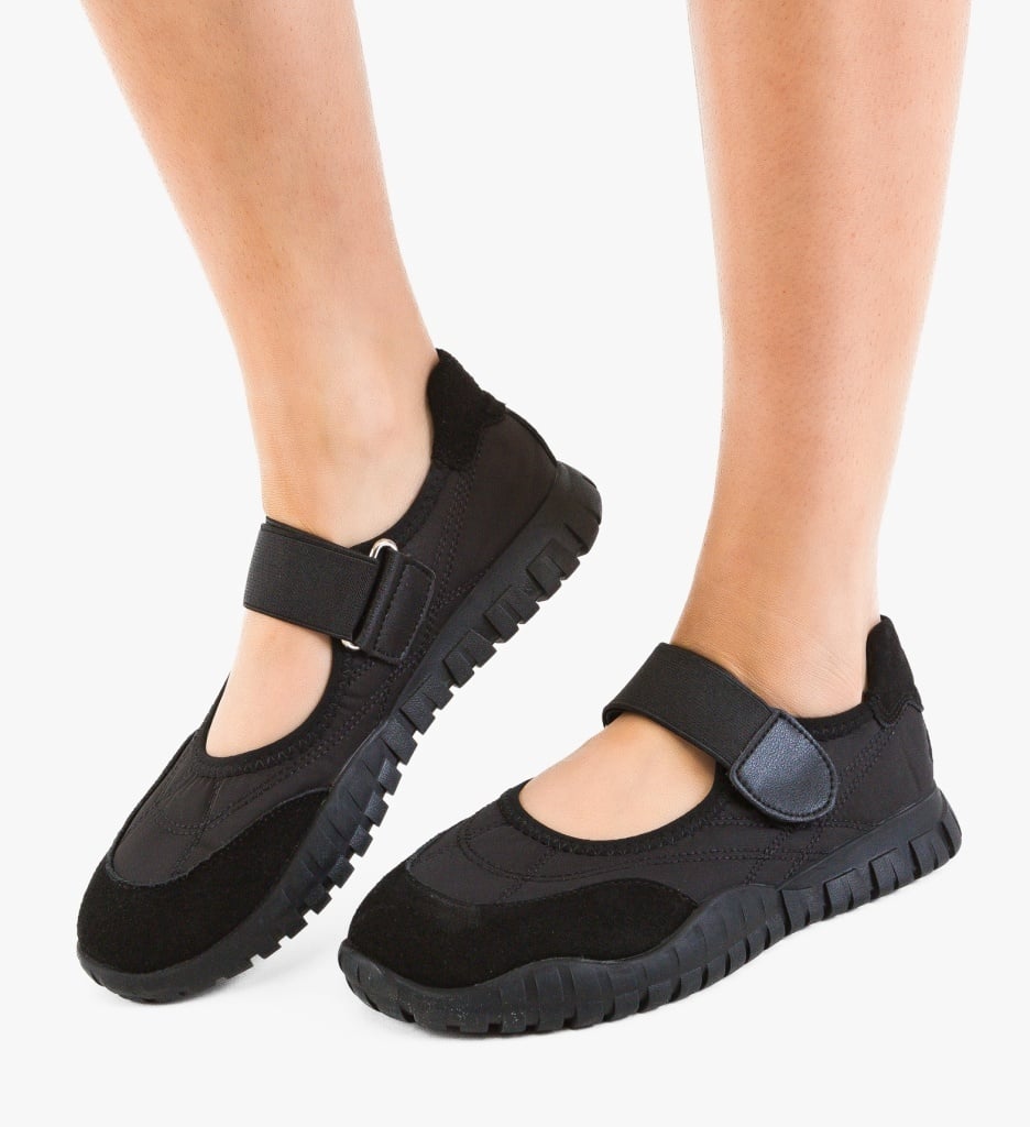 Pantofi Casual Runny Negri