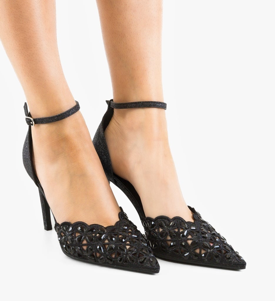Pantofi stiletto dama Tabylys Negri