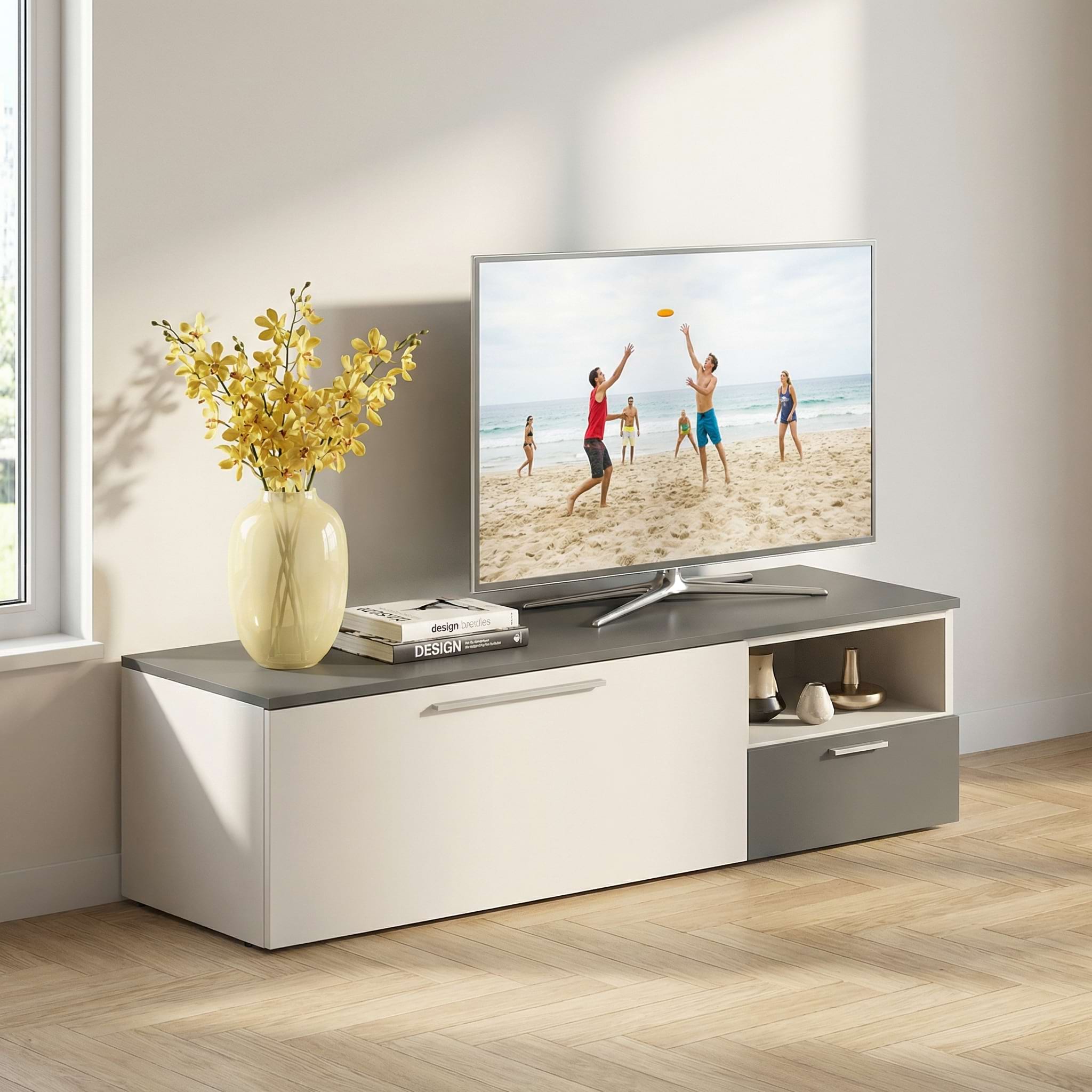 Comoda TV living ARONA, 1 usa 1 sertar