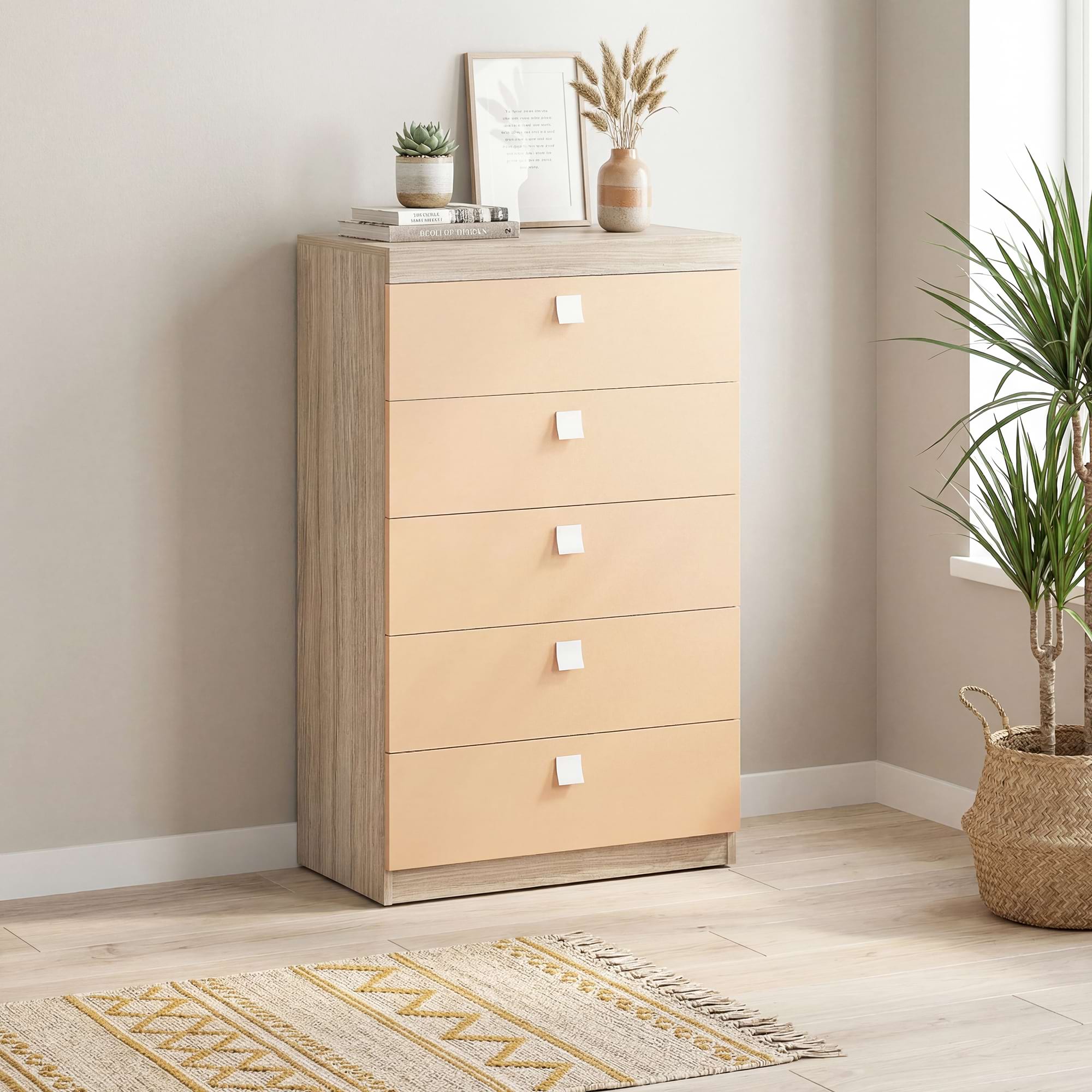 Comoda inalta LINEA, 5 sertare