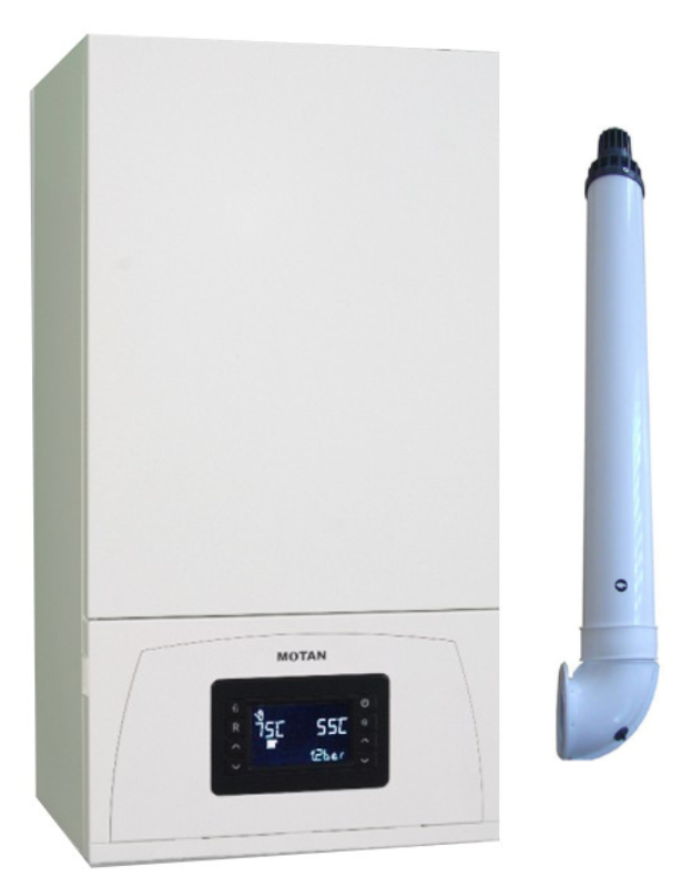 Centrala termica Motan Condens 050 28 - 28 kW, condensatie, kit evacuare inclus