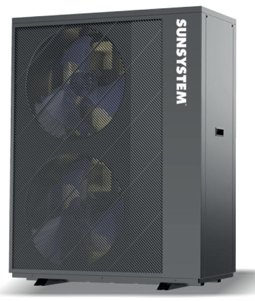 Pompa de caldura Aer-Apa pentru incalzire si racire, Sunsystem R32-0261-3PH, Monobloc 28 kW, Inverter R32 ERP A+++, compresor Panasonic, Trifazata, Control Wi-Fi