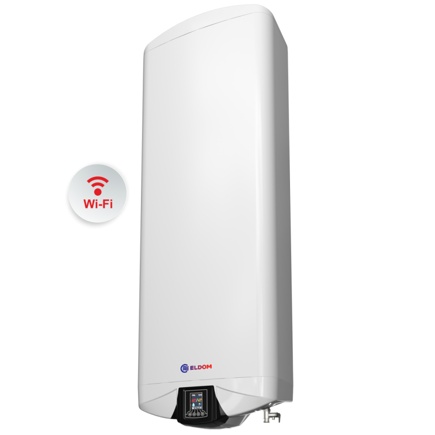 Boiler electric cu doua rezervoare, Eldom Galant Duo Wi-Fi DU080W-W, 65 L