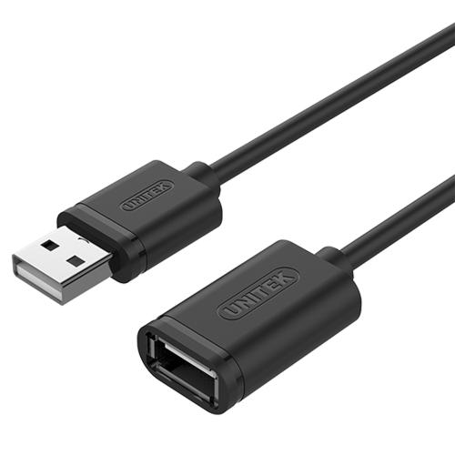 Cablu prelungitor USB Unitek  Y-C449GBK, USB 2.0 A tata / A mama , 1.5 m