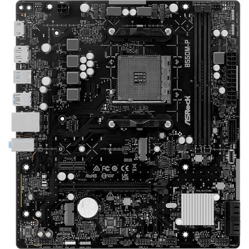 Placa de baza ASRock B550M-P, AMD B550, AM4, mATX