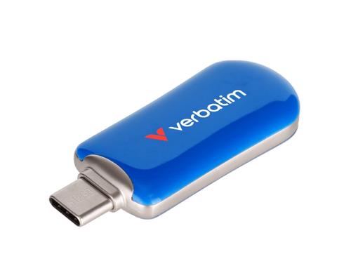 Stick Memorie Verbatim Plectra, 256GB, USB-C (Albastru)