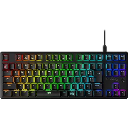 Tastatura HP HyperX Alloy Origins Core PBT RGB Blue Switch, RGB LED, USB, Negru