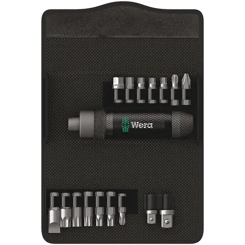 Set surubelnita de impact cu biti, 5/16inch, 17 piese, Wera 2090/17
