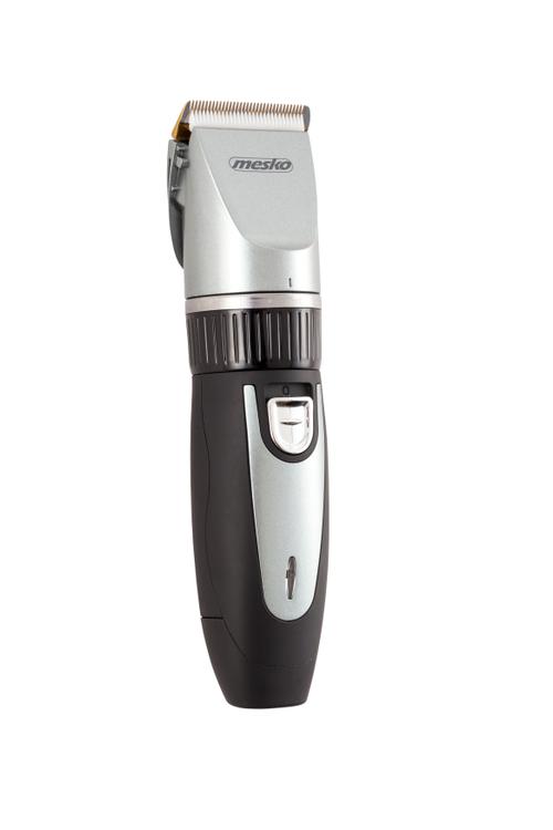 Masina de tuns pentru animale Mesko MS 2826, Autonomie 90 minute, 35 W, USB-A (Negru/Argintiu)