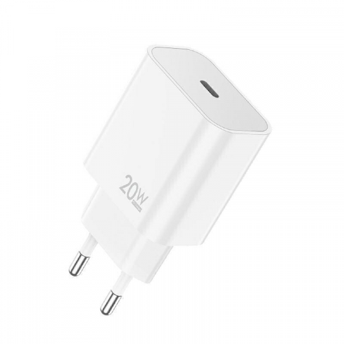 Incarcator Retea Cu Cablu USB-C Sendem OG73, 20W, 3A, 1 x USB-C (Alb)