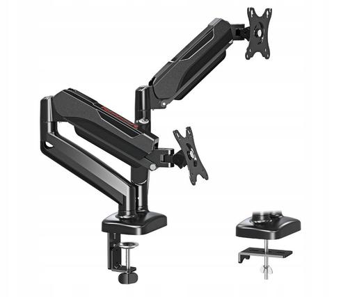 Suport monitor de birou Redragon GMK-915, 13-32inch, Maxim 2 monitoare, Capacitate 9 kg (Negru)