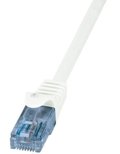 Cablu U/UTP LogiLink CP3091U, Cat.6A, Patchcord (Alb)