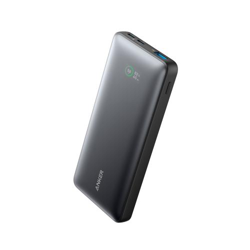Acumulator extern Anker 533 PowerCore 10.000 mAh, 25W, Power IQ 3.0, PowerDelivery, 2x USB-C, 1x USB-A (Negru)