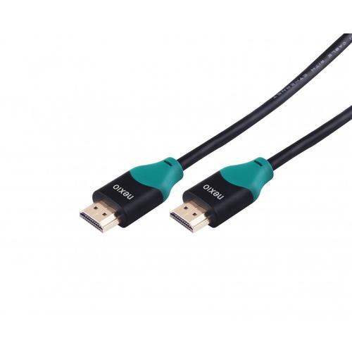 Cablu HDMI, V2.0, tata-tata, 4K@60hz, 1080P, High Speed Ethernet, contacte aurite, 2m, Nexio NX-VN-HD40-2M