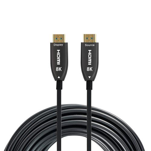 Cablu HDMI prin fibra optica, AOC, V2.1, tata-tata, 8K@60hz, HDCP 2.2, EDID, 50M,  Nexio NX-VN-HD66-50M
