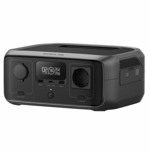 Statie de alimentare tip Power Station, EcoFlow, River 3, 245 Wh, 600W (Negru/Gri)
