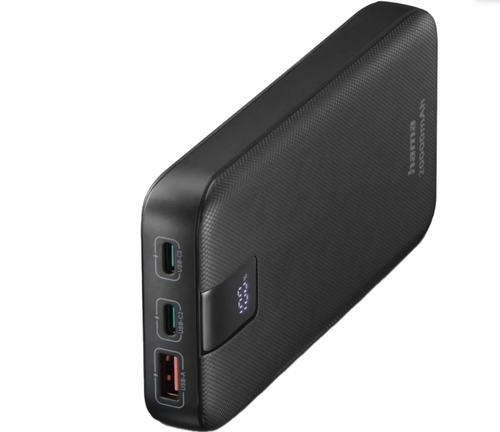 Baterie externa Hama 201719, 20000mAh, 2xUSB-C, 1xUSB-A (Gri)