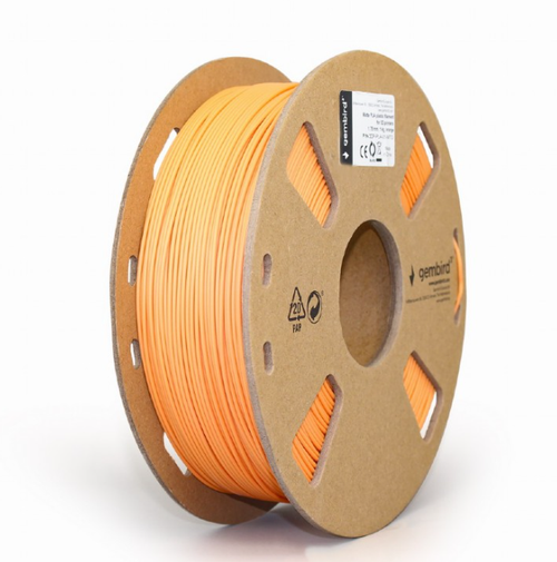 Filament Gembird 3D, PLA, 1.75mm, 1kg (Portocaliu)