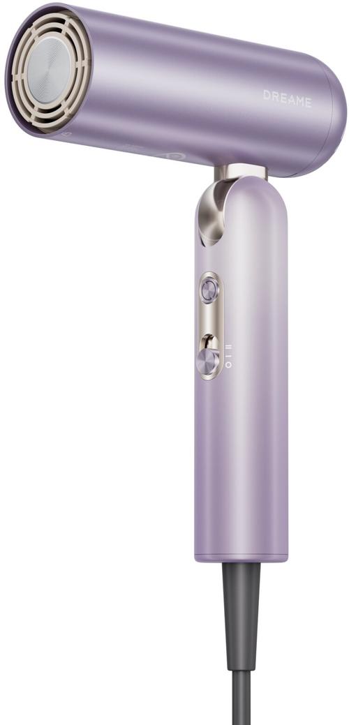 Uscator de par Dreame Pocket Ultra AHD52, 1500 W, 2 viteze, 5 trepte temperatura, 110.000 RPM, Accesoriu ondulare si descretire (Mov)