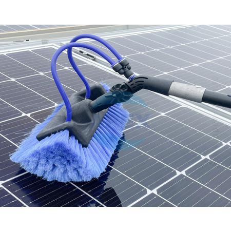 Set perii telescopice solare  10 metri pentru curațarea sistemelor fotovoltaice si solare