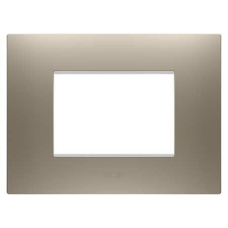 PLACA EGO - IN TEHNOPOLIMER VOPSIT - 3 MODULE - BRONZ DESCHIS - CHORUSMART
