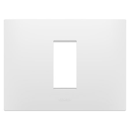 PLACA EGO - ÎN TEHNOPOLIMER - 1 MODUL - ALB SATINAT - CHORUSMART