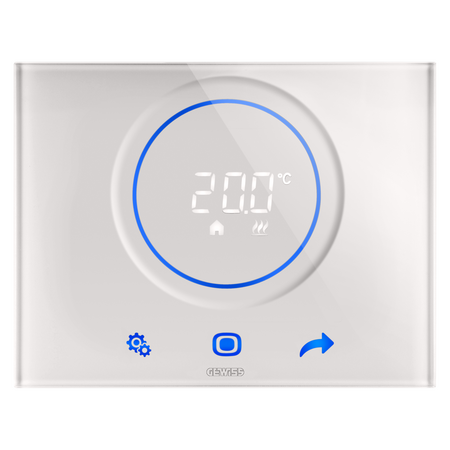 TERMOSTAT THERMO ICE - KNX/EASY - MONTARE ÎNCASTRATA - CHORUSMART - Bej satinat