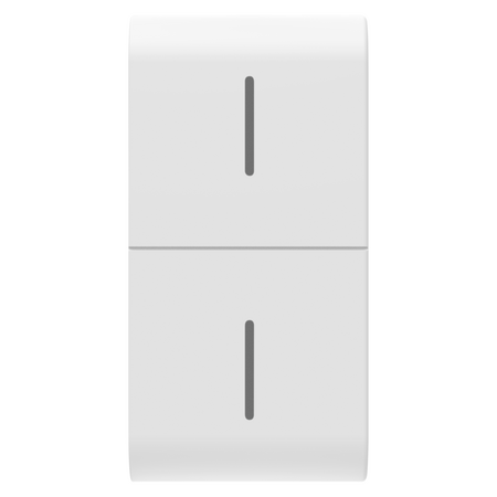 BUTON ÎNLOCUIBIL PENTRU BUTON ECO CONNECTED - 1 MODUL - ALB SATINAT - CHORUSMART