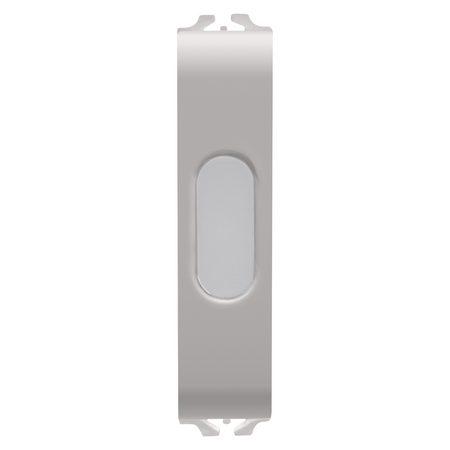 LAMPA INDICATOARE SIMPLA - OPAL - 1/2 MODUL - BEJ SATINAT NATURAL - CHORUSMART