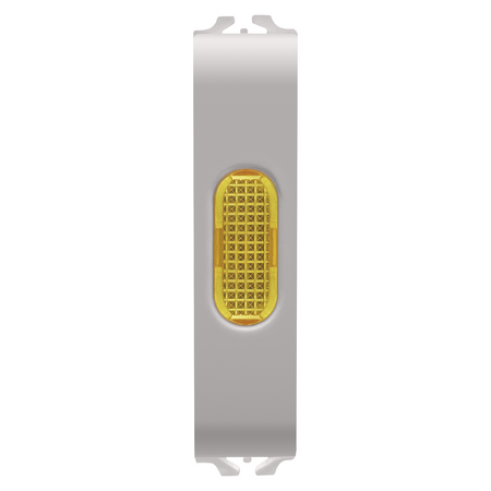 LAMPA INDICATOARE SIMPLA - CHIHLIMBAR - 1/2 MODUL - BEJ SATINAT NATURAL - CHORUSMART