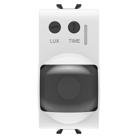 DETECTOR DE MISCARE ÎN INFRAROSU - 230 V c.a. 50/60 Hz - ALB LUCIOS - 1 MODUL - CHORUSMART