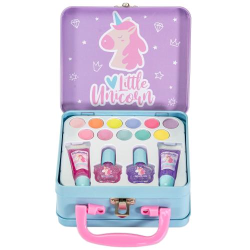 Set de infrumusetare Martinelia - Little unicorn, cutie metalica