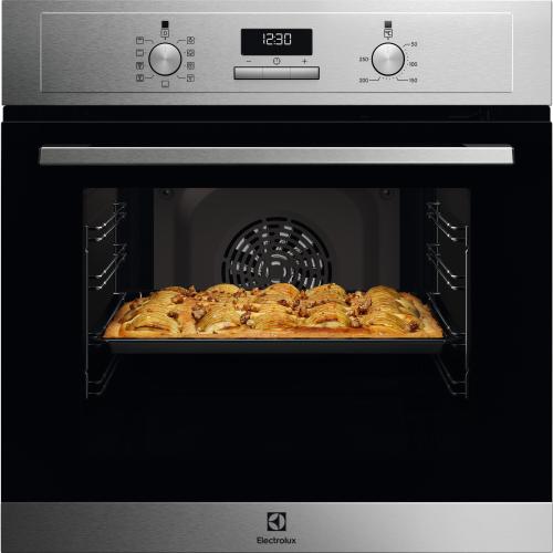Cuptor incorporabil Electrolux EOD3F40BX, 65 l, Autocuratare catalitica, Timer electronic, SteamBake, Grill, Clasa A (Inox antiamprenta)
