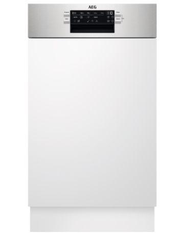Masina de spalat vase incorporabila AEG Slim MaxiFlex FEE73517PM, 10 seturi, 9 programe, Clasa D (Alb)