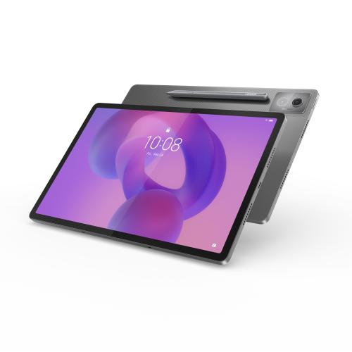 Tableta Lenovo Idea Tab Pro TB373FU, Procesor MediaTek Dimensity 8300, Ecran 3K LTPS Anti-Glare 12.7inch, 8GB RAM, 256GB Flash, 13MP, Wi-Fi, Bluetooth, GPS, Android 14 + Lenovo Tab Pen Plus si Tastatura (Gri)