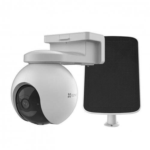 Camera supraveghere video exterior Ezviz EB8 4G + Panou solar, 3MP, 2.8mm, GPS, 4G LTE, IP65 IR 15m, Microfon, Difuzor