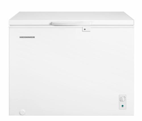 Lada frigorifica HEINNER HCF-M293INVCE++, 293 l, Clasa E, Lumina LED, Control mecanic cu termostat ajustabil, 2 cosuri (Alb)