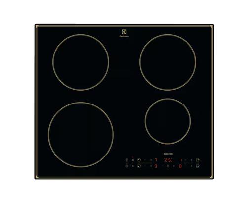 Plita incorporabila Electrolux CIR60430CB, Inductie, 4 Zone de gatit, Conectivitate hota (Negru)
