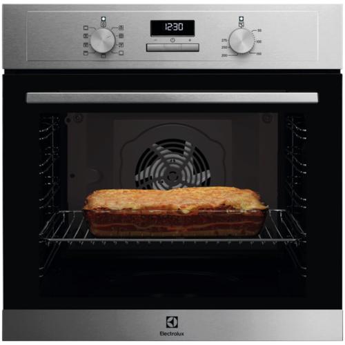 Cuptor incorporabil Electrolux EOF3F00X, Electric, 72 l, Autocuratare catalitica, SurroundCook, Timer cu display electronic, Grill, Clasa A (Inox antiamprenta)