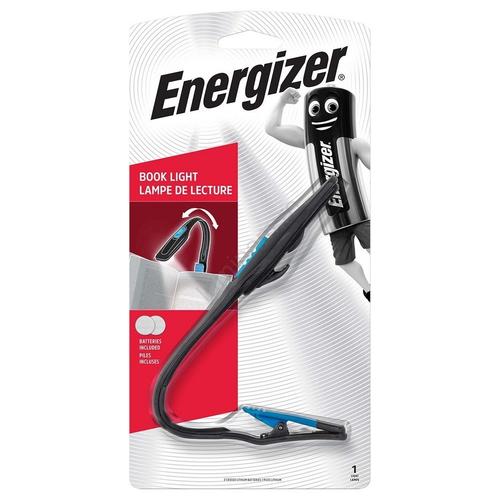 Lampa LED cu clema Energizer, Pentru citit, Brat flexibil + 2 baterii CR2032