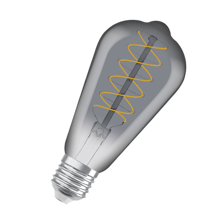 Bec LED Ledvance (Osram)  Vintage 1906 Edison 30 Filament DIM 7,8 W 818 Smoke E27, 360 lm, 1800 K, 320°, dimabil
