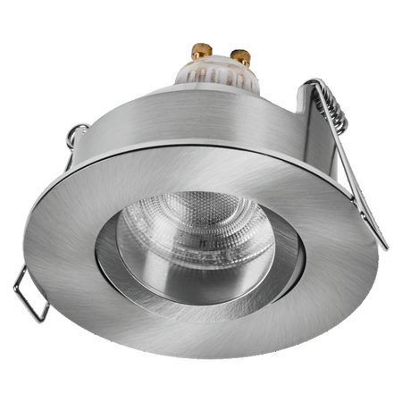 Bec LED spot LEDVANCE SMART+ MATTER LED Spot Recess GU10 IP65 Adjustable 4,7 W RGBW Satin Nickel, 250 lm, 6500 K, 36°