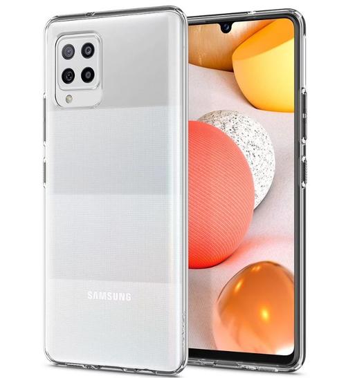 Protectie Spate Spigen Liquid Crystal pentru Samsung Galaxy A42 (Transparent)