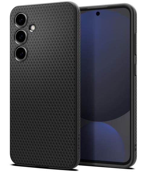 Husa pentru Samsung Galaxy S24 FE S721, Spigen, Liquid Air Matte, Neagra