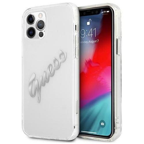 Husa de protectie pentru iPhone 12 Pro Max, Guess, PC (Transparent)