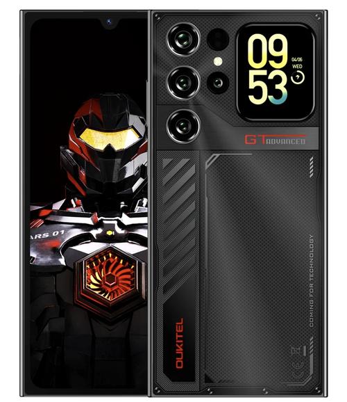 Telefon Mobil Oukitel C62 GT, Procesor Octa-Core Unisoc T615, Ecran IPS LCD touchscreen 6.88inch, 4GB RAM, 128GB Flash, Camera 13MP, Wi-Fi, 4G, Dual Sim, Android (Negru)