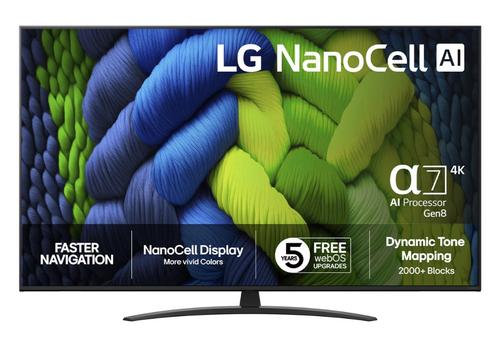 Televizor NanoCell LED LG 165 cm (65inch) 65NANO82A6B, Ultra HD 4K, Smart Tv, WiFi, CI