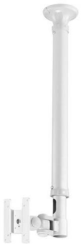 Suport Tavan NewStar FPMA-C100WHITE, 10inch - 30inch, 12 Kg (Alb)